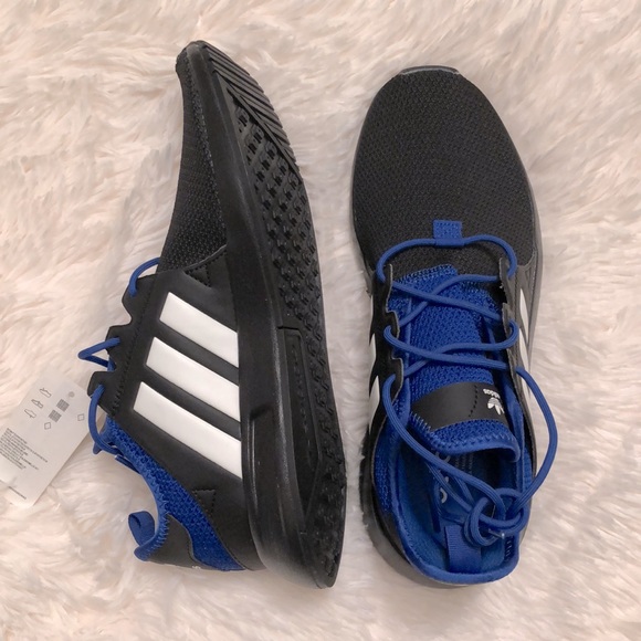 Brand New adidas Originals X_PLR Black & Blue Sneakers - Picture 3 of 9